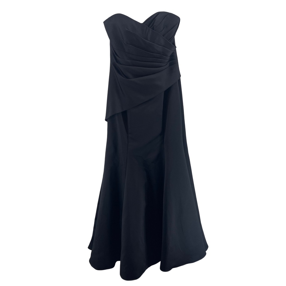 Black Strapless Gown 6 Sweetheart Empire‎ Mermaid Prom Gala Dress Alfred Angelo
